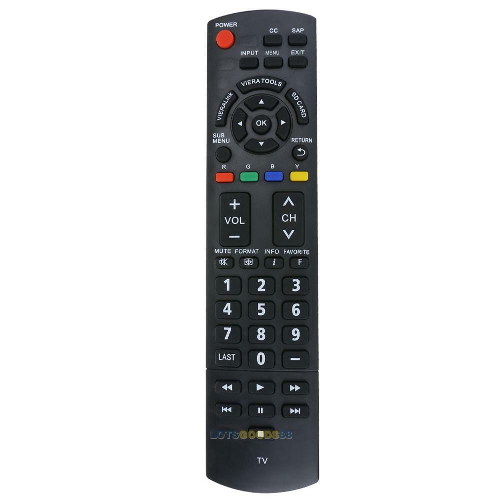 Remote Control for Panasonic N2QAYB000321 2009 LCD and Plasma TV Remote LS4G