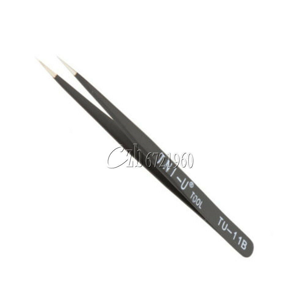 Anti-static TU-11B Tweezer Non-magnetic Straight Tip Tweezer