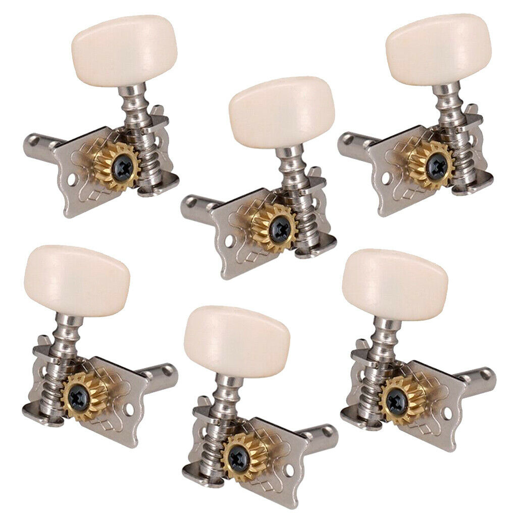 Guitar Open 3Right3Left Tuning Pegs Tuners Knobs for Acoustic Guitar Parts