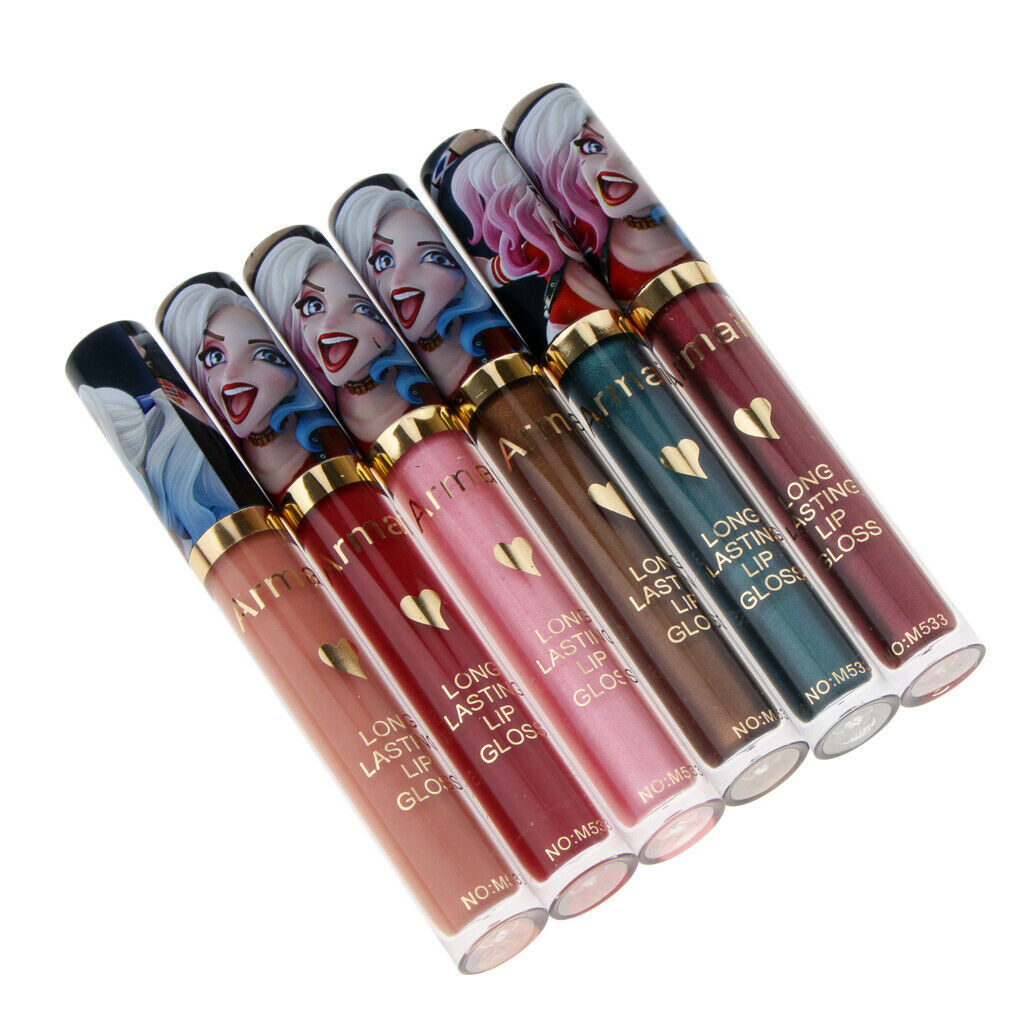 6x Lasting Make Up Lip Stick Liquid Metallic Matte Lip Gloss Lipstick Color7-12