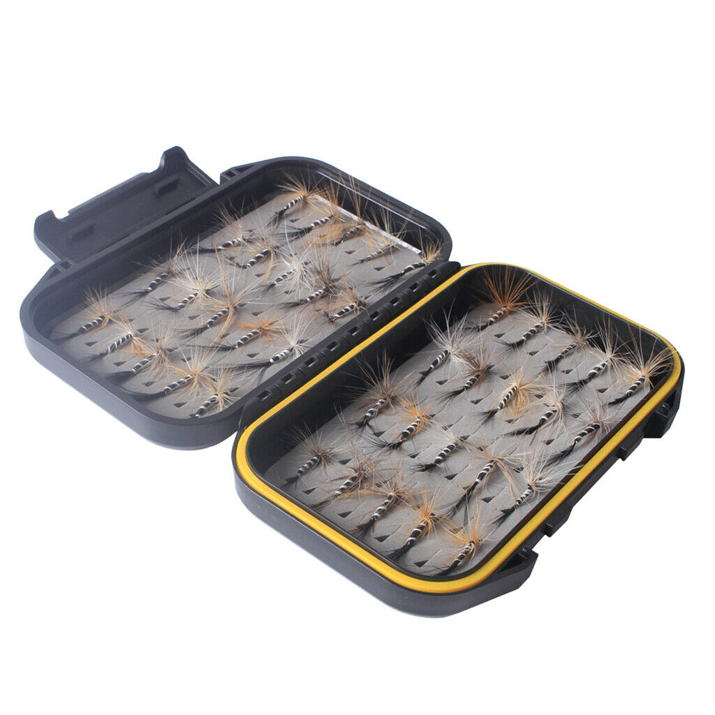 40pcs Fly Fishing Flies Lures Set Wet Fly Lure for Trout Bass Salmon