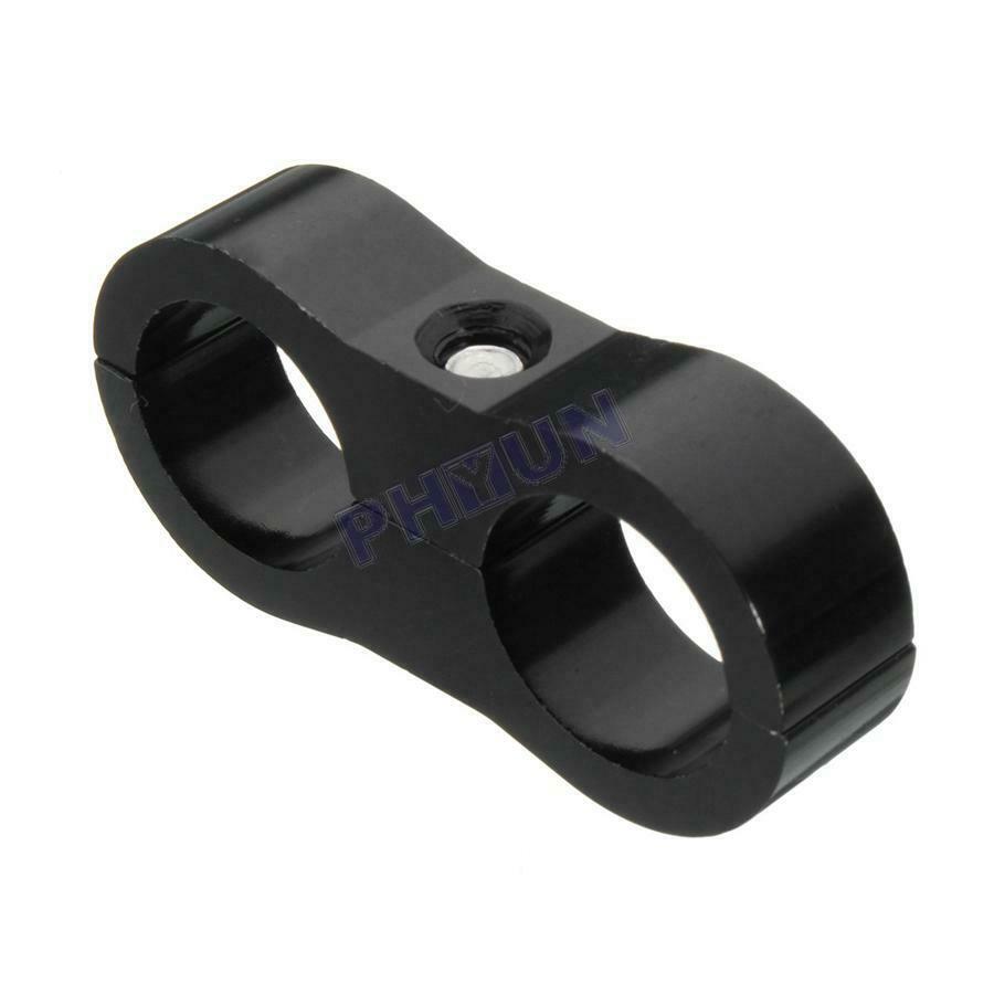 8 PCS AN-4 AN4 11MM Braided Hose Separator Clamp Fuel Oil Lines Bracket Clips