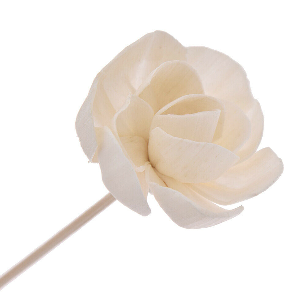 5 Pcs Rattan Reed Rose Flowers Aroma Diffuser Refill Sticks Home Fragrance Decor