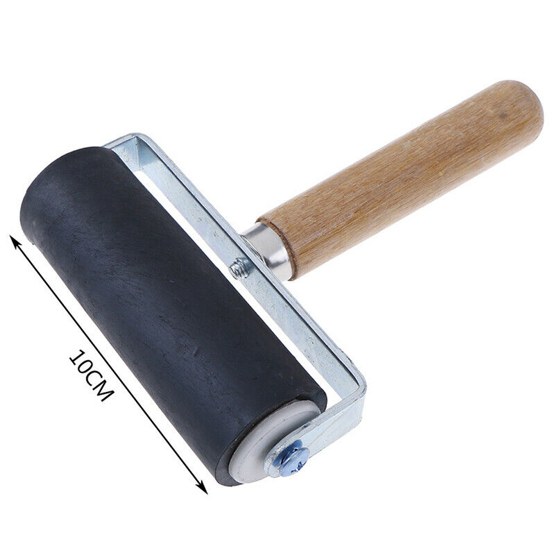 10cm Professional Rubber Roller Brayer Ink Painting Printmaking Roller for PDD