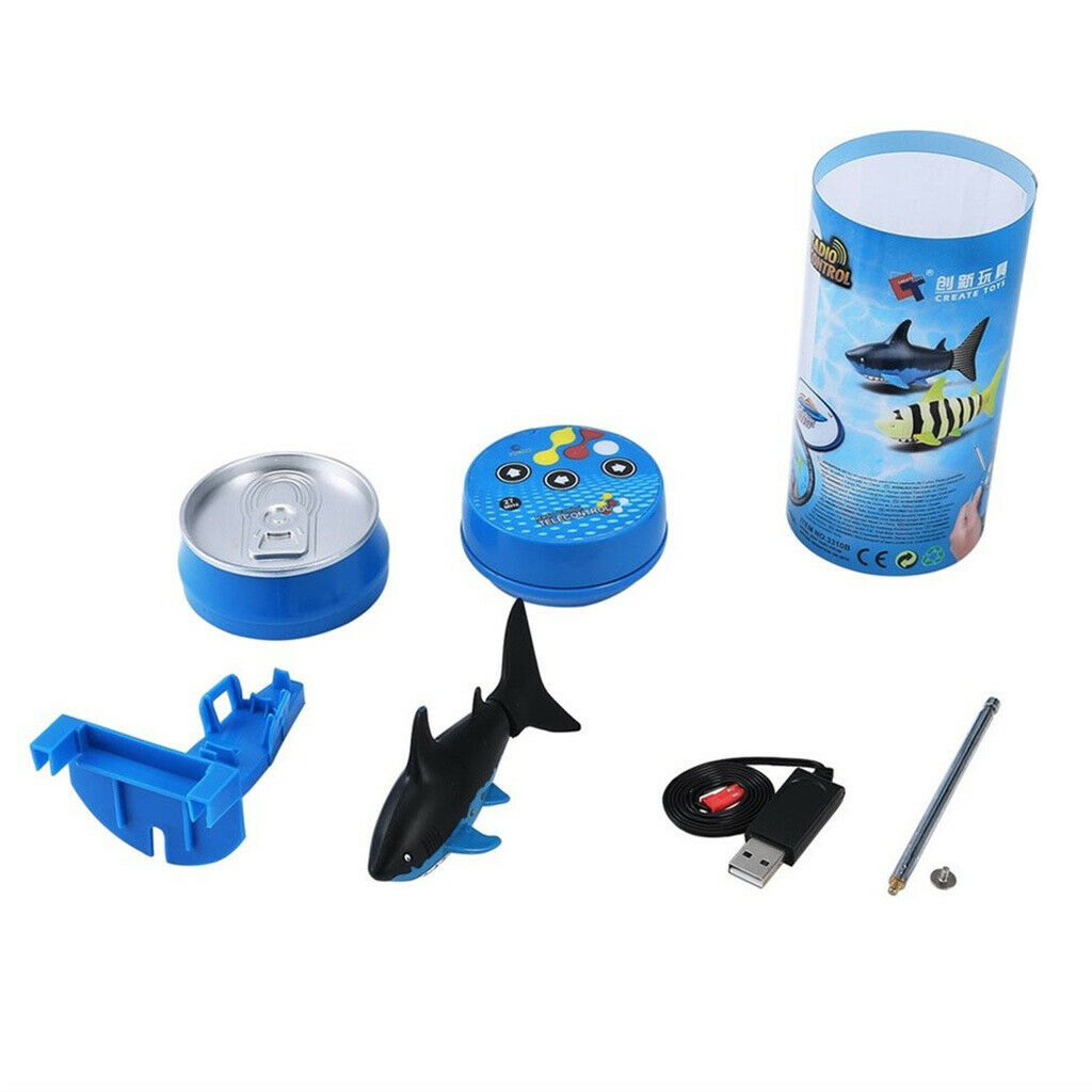 Mini remote control rechargeable Shark Swim in water electronic