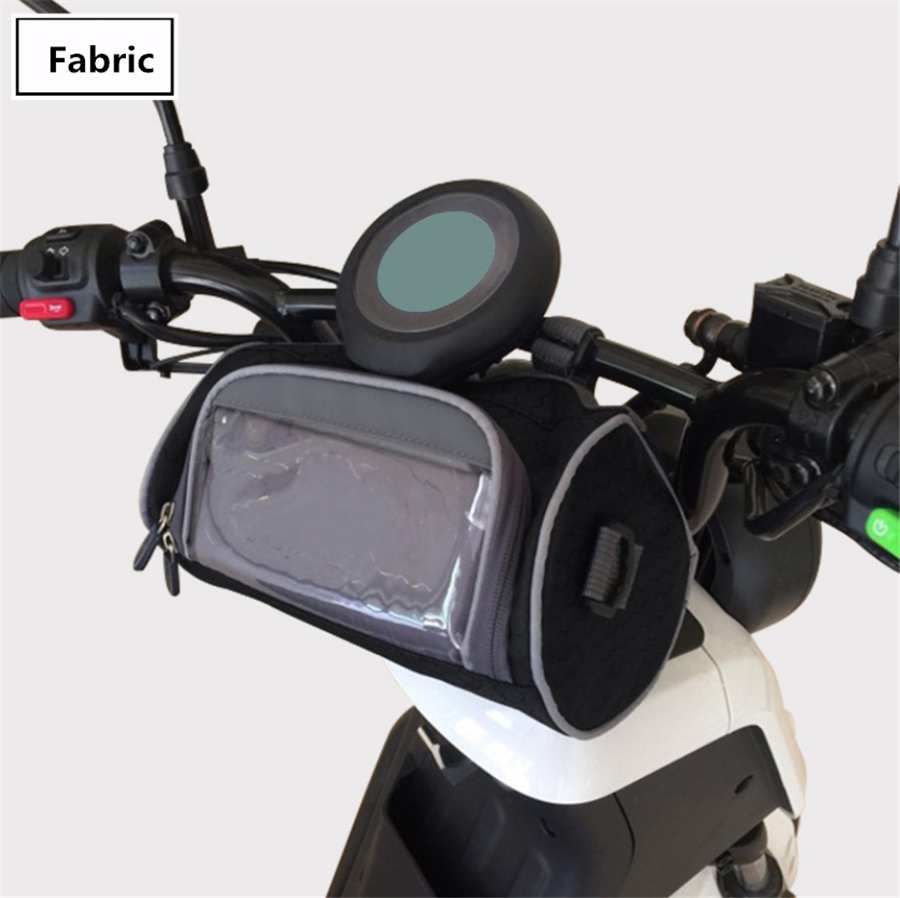 Waterproof Fully Lined Motorbike Handlebar Bag Easy Access to Phone Touch-Screen