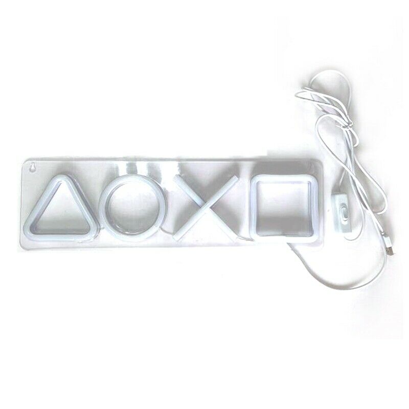 Gaming Neon Lights Signs for  Icon Bedroom Wall, USB Powered LED Neon Light foM7