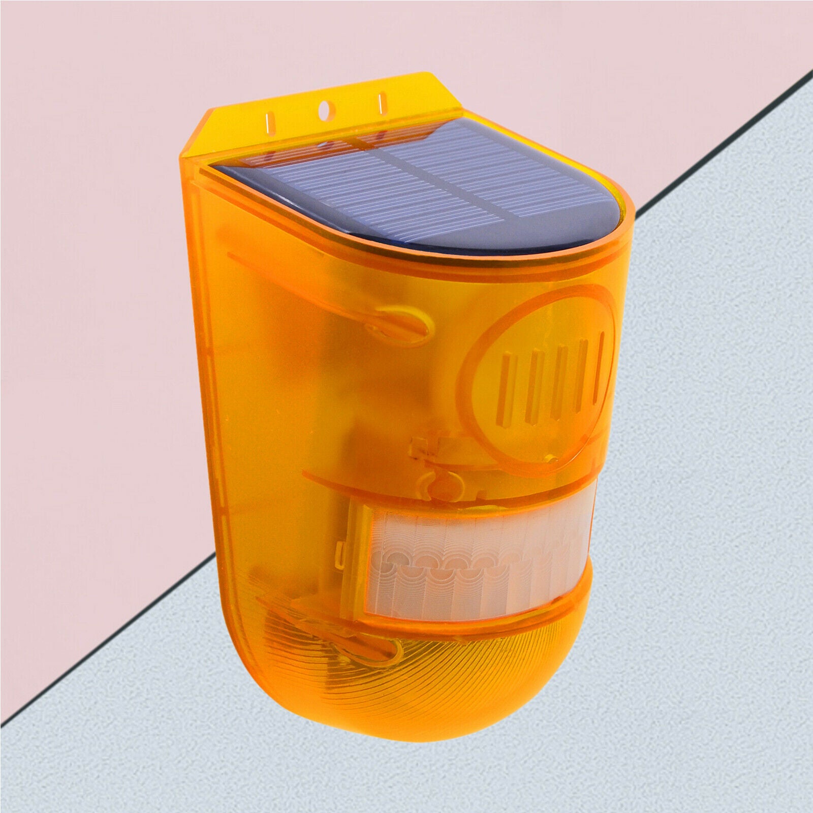 Solar Alarm Light IP65 Waterproof Motion Sensor Detector Flashing Light