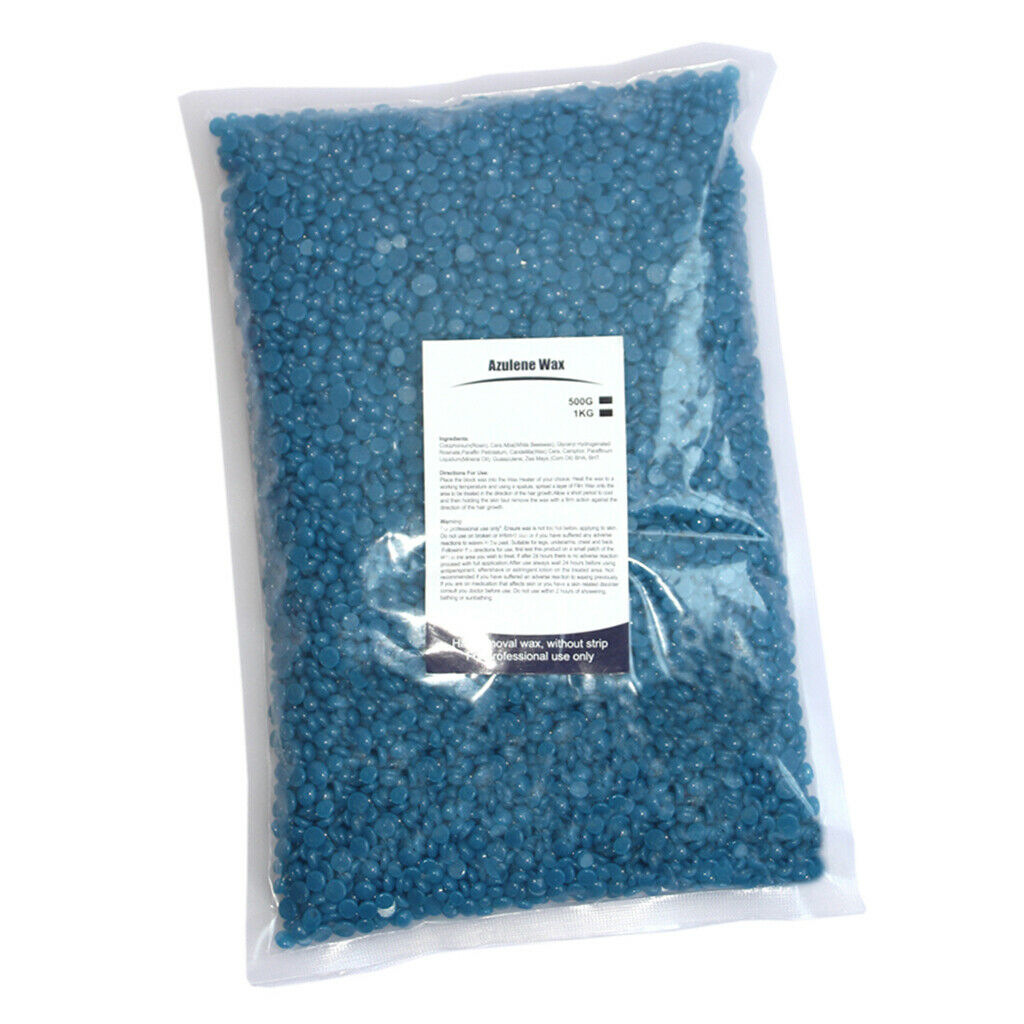 500g Depilatory Hot Hard Wax Beans Pellet Waxing Body Hair Removal,Chamomile