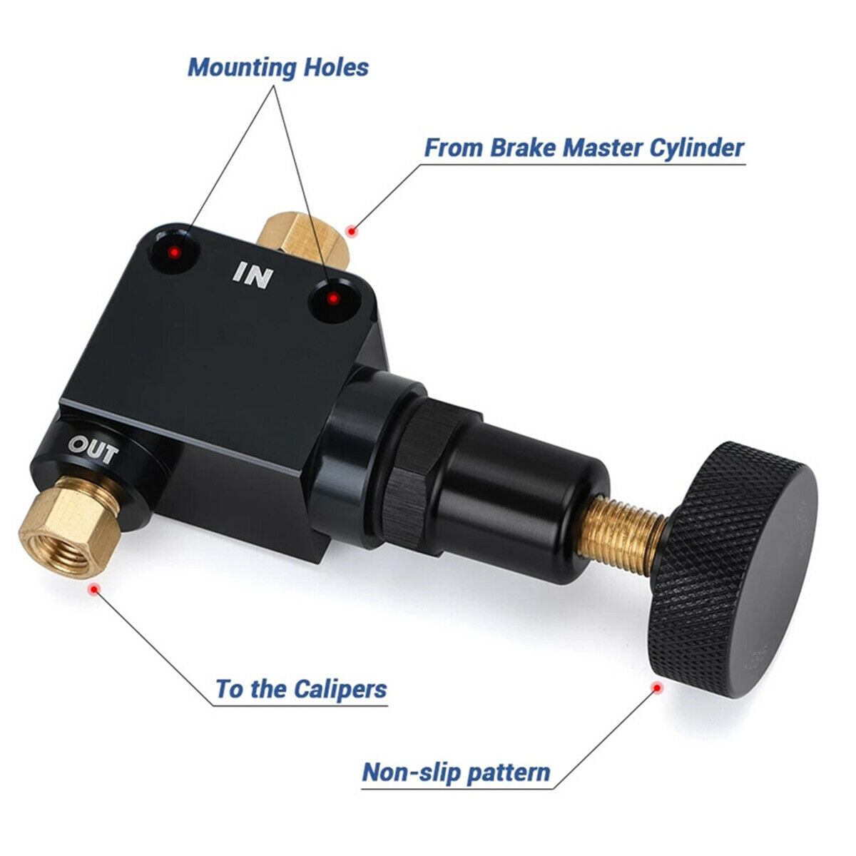 100-1000 PSI Aluminum Braking Tune Proportional Valve Kit Replace For 260-8419