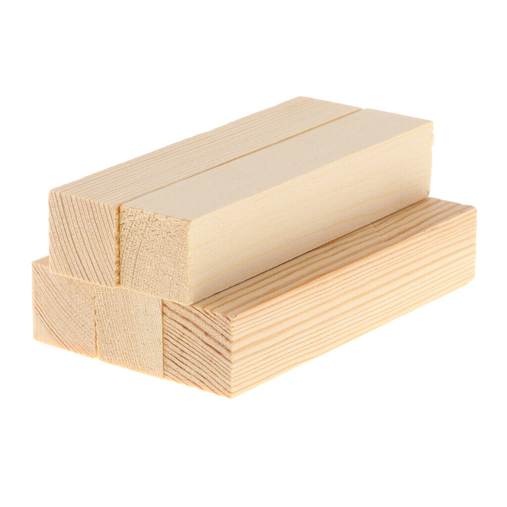 15x Unfinished Mixed Balsa Wood Sticks DIY Woodworking Projects Modelling Crafts