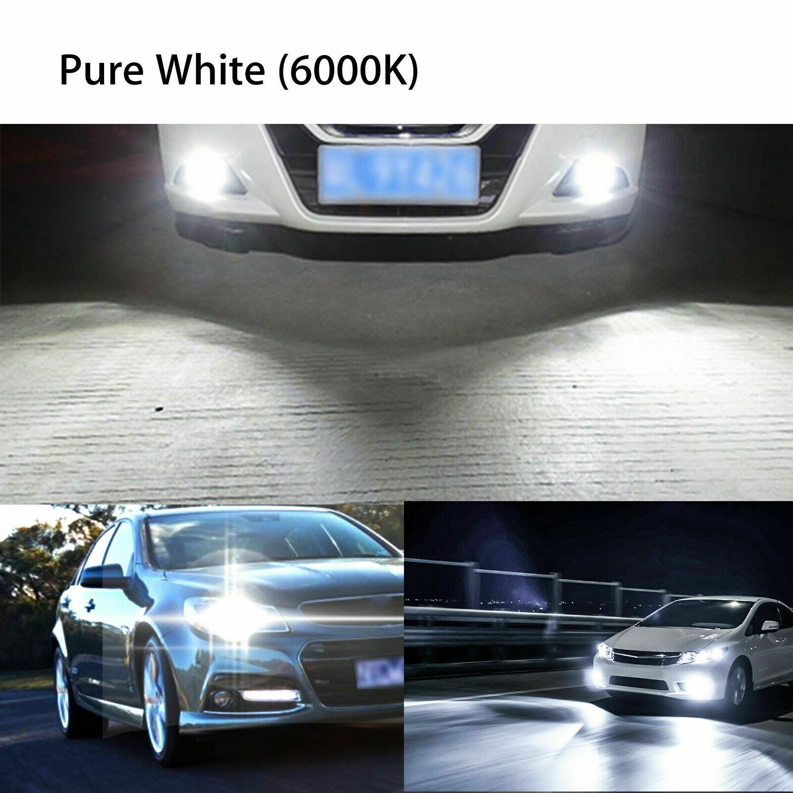 10 PCS 3157 3156 18SMD Reverse Brake/Stop/Turn Tail Back Up LED Light Bulb White
