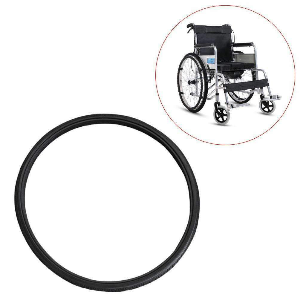 2pcs  Wheelchair Street Tire for Most Standard 24x1-3/8" Wheel Chair