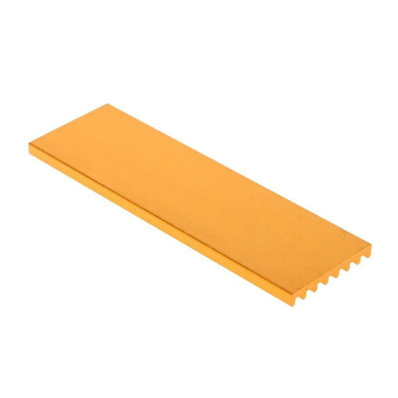 Aluminum Radiator Heatsink For M.2 PCIE Solid State Disk SSD 2280 70x22x3mm