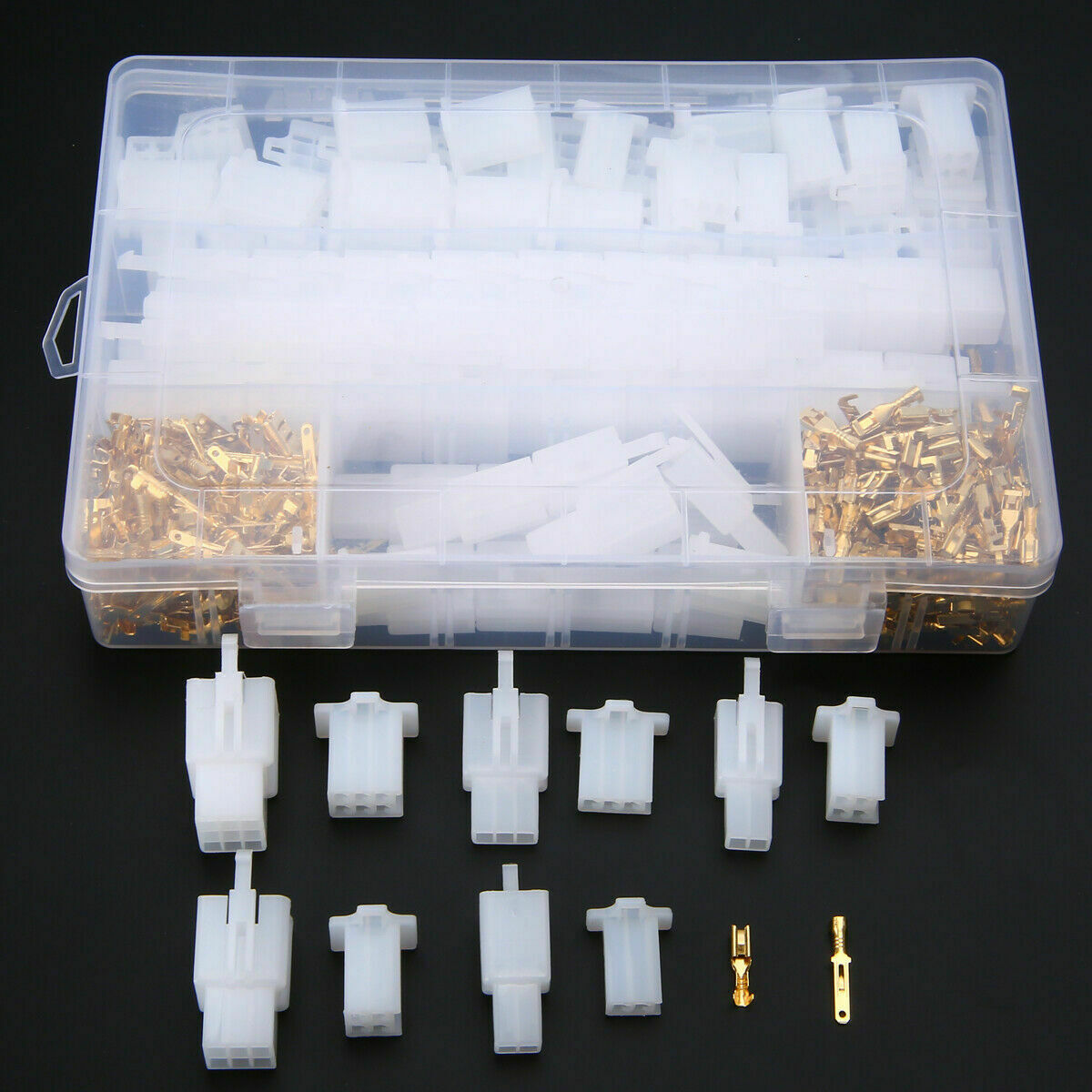 2.8MM 2 PIN WAY AUTOMOTIVE ELECTRICAL WIRE CONNECTOR MALE AND FEMALE CABLE 580pc