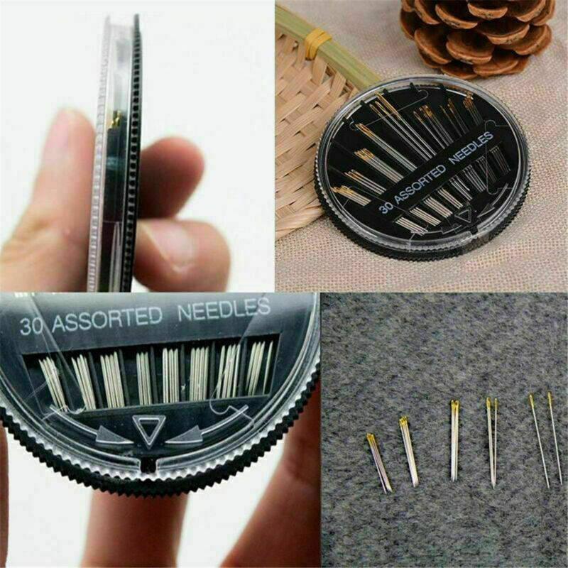 30PCS Sewing Needle Set Assorted Hand Sewing Needles Embroidery Mending Craft