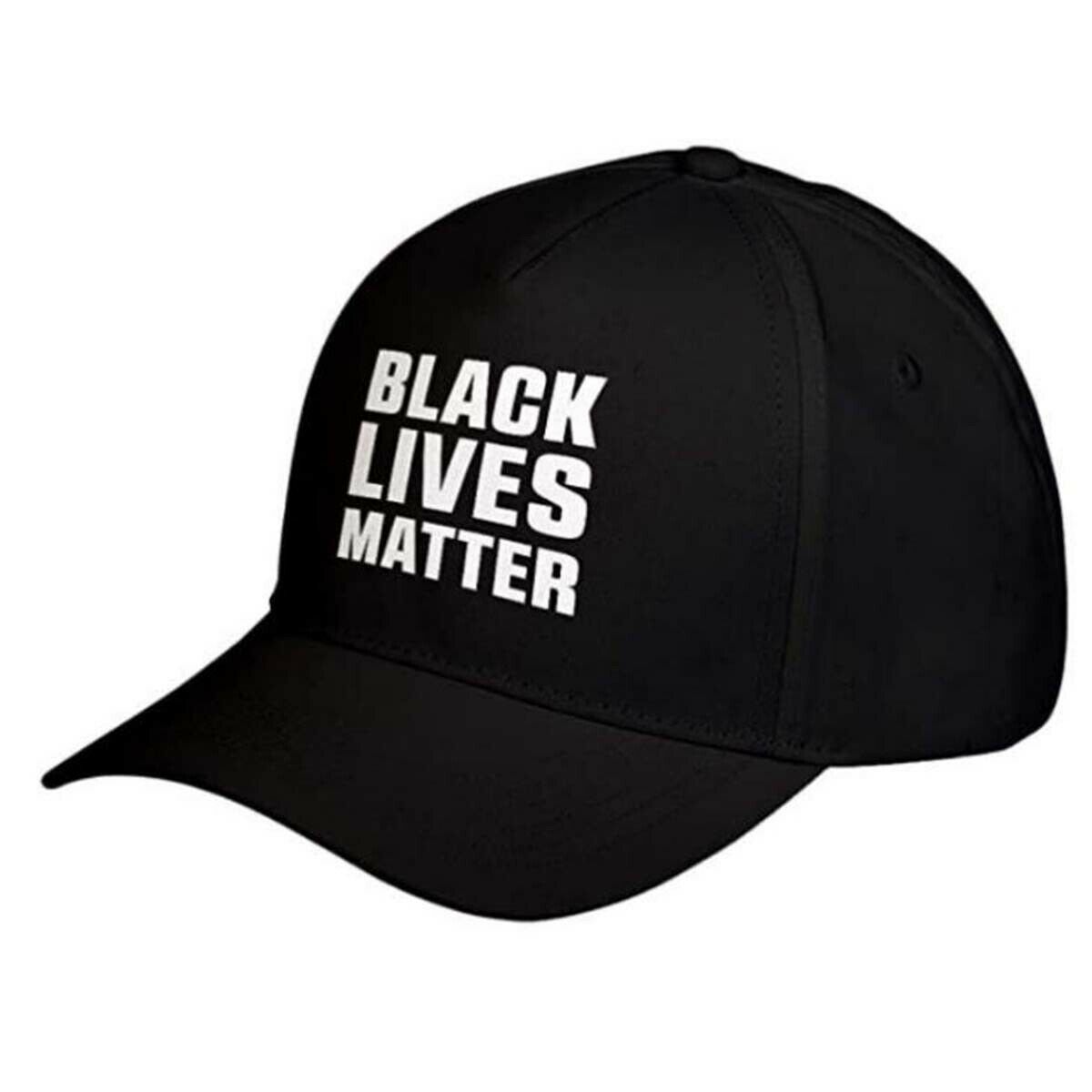 Black Lives Matter Embroidered Flat Visor Snapback Hat Baseball Cap Sports Hats
