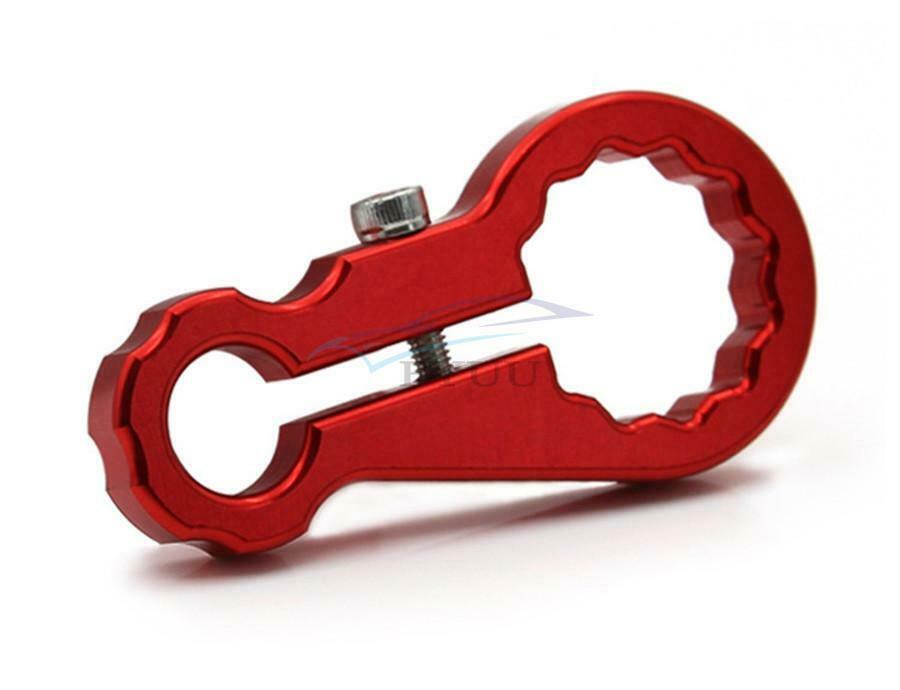 1PCS 17MM CNC Aluminum Motorcycle Rear Fork Shock Absorber Adjuster Tool Red