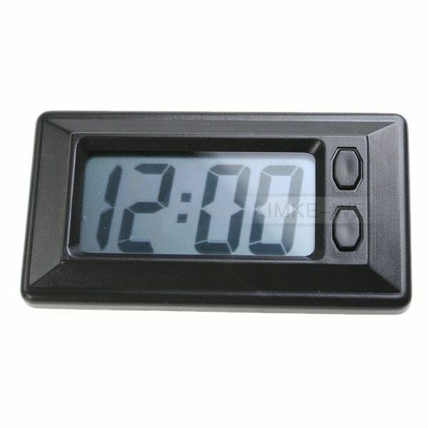 Digital Dashboard Clock And Calendar, Includes Adhesive
