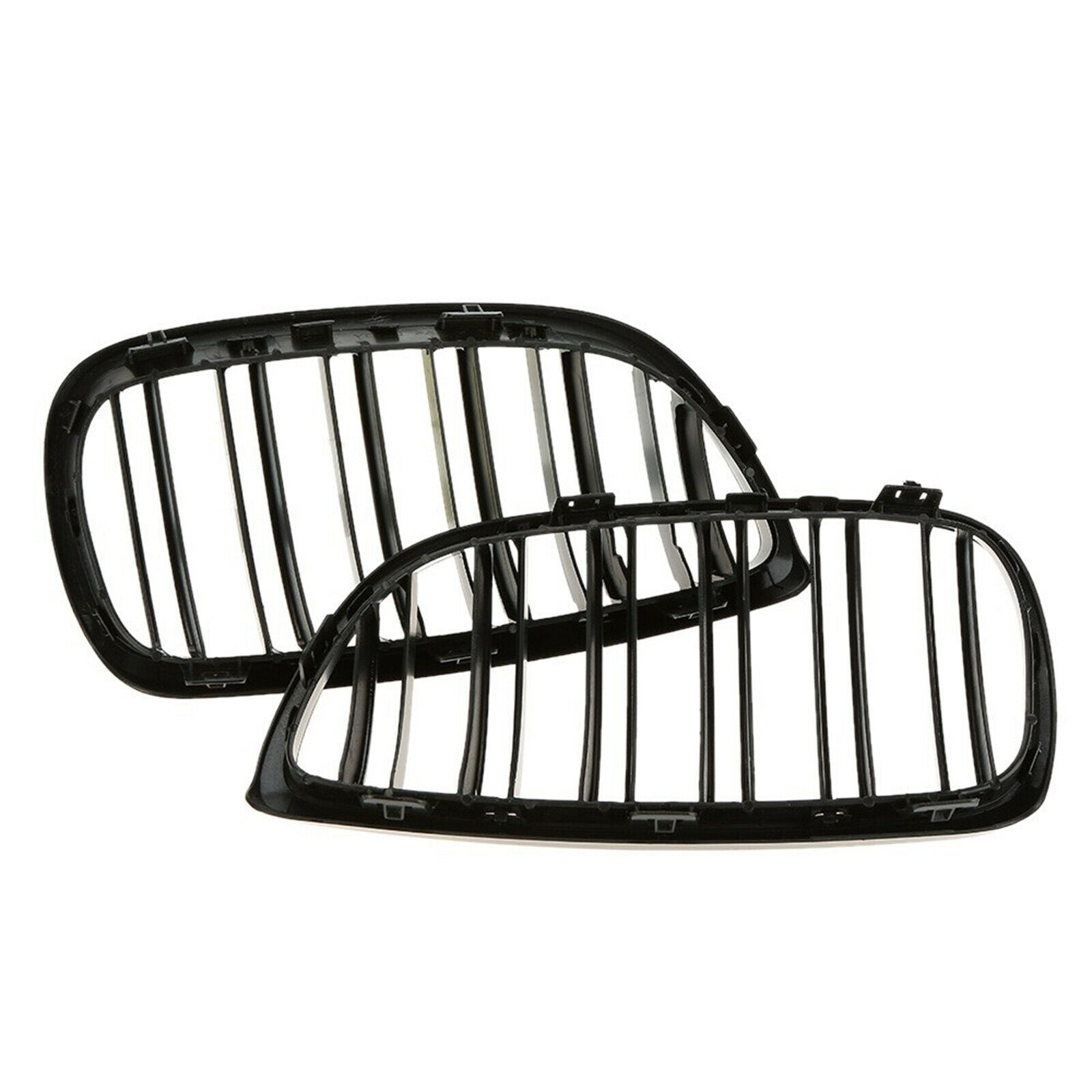 Front Gloss Black Grill Grille Replaces for BMW E92 E93 M3 2006-2009 Premium