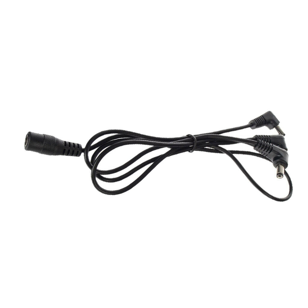 3 Pin Right-angled Daisy Chain Power Cord for Guitar Effects Pedal