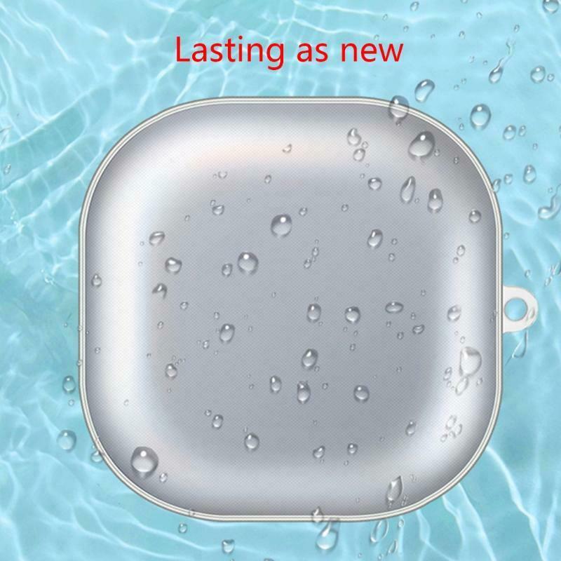 For Galaxy-Buds Pro/Live Wireless Headphone Case TPU Transparent Cover Sleeve
