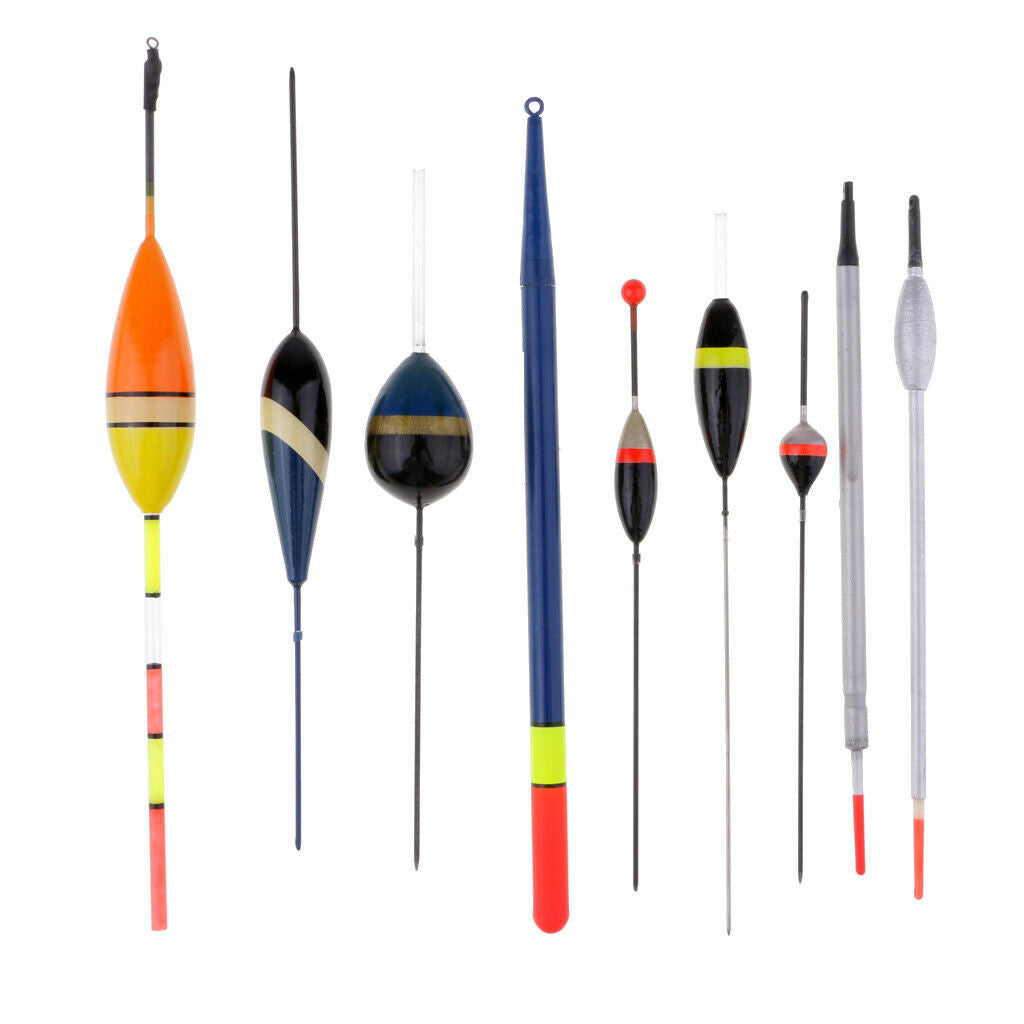 Assorted Sizes Lot Fishing Lure Floats Bobbers Slip Drift Tube Carp Fishing