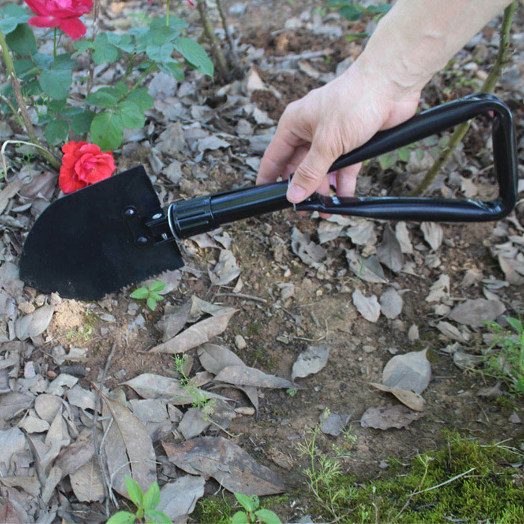 Survival Shovel Heavy Duty Folding  Style for Digging Dirt Weeding