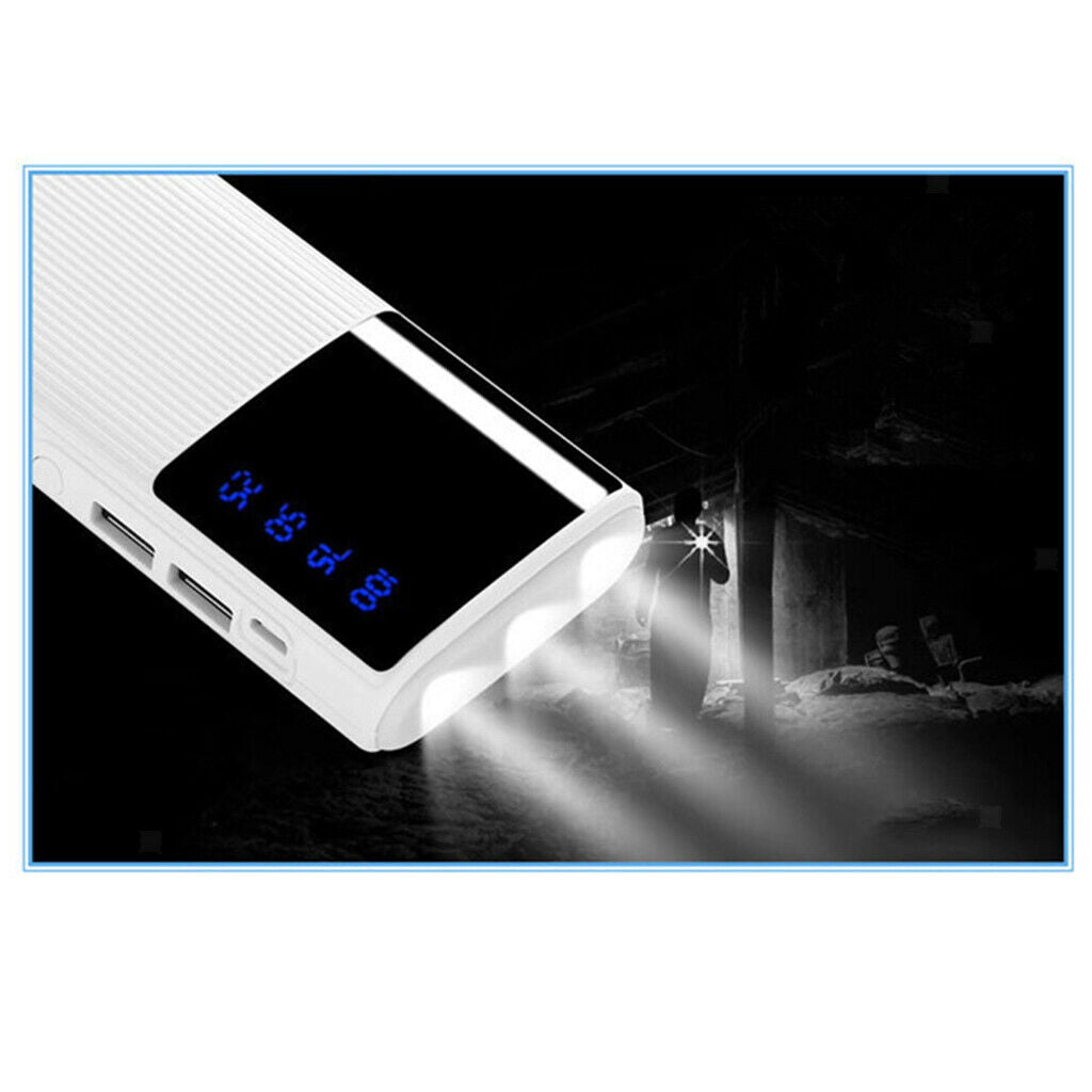 Portable Battery Power Bank Shell Case 5x18650 DIY Dual USB