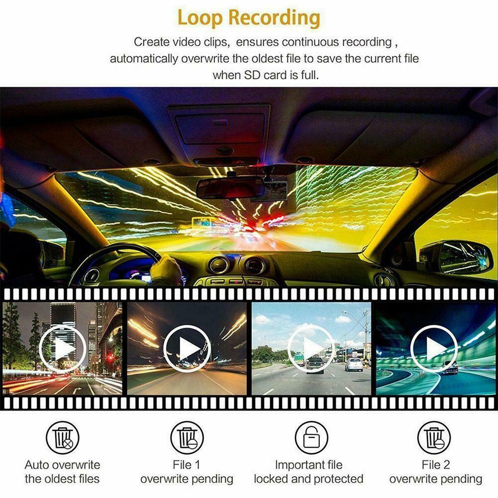 1080P HD Car DVR Dash Vehicle Cameras Video Recorder Cams Night Vision G-Sensors