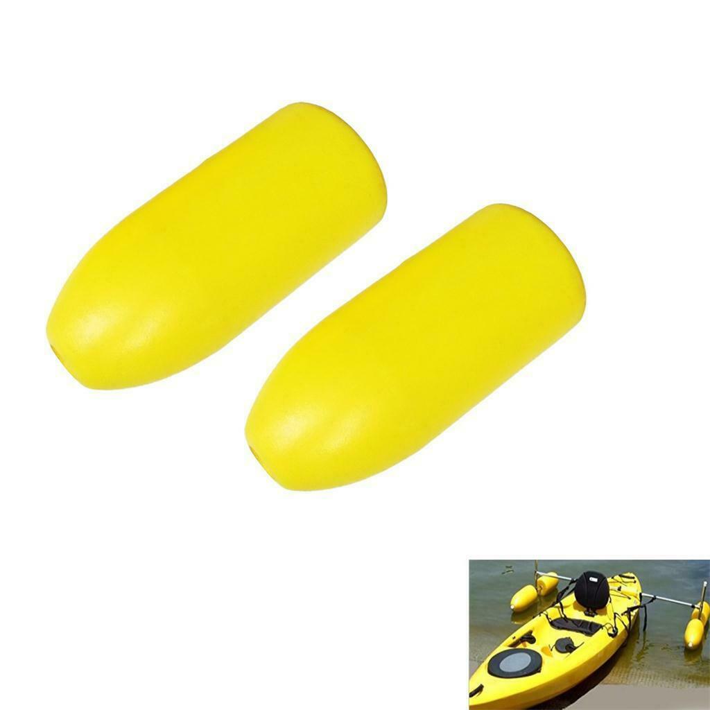 Set 2 PVC Foam Outrigger/Stabilizer Water Float for Kayak Canoe Boat Fishing