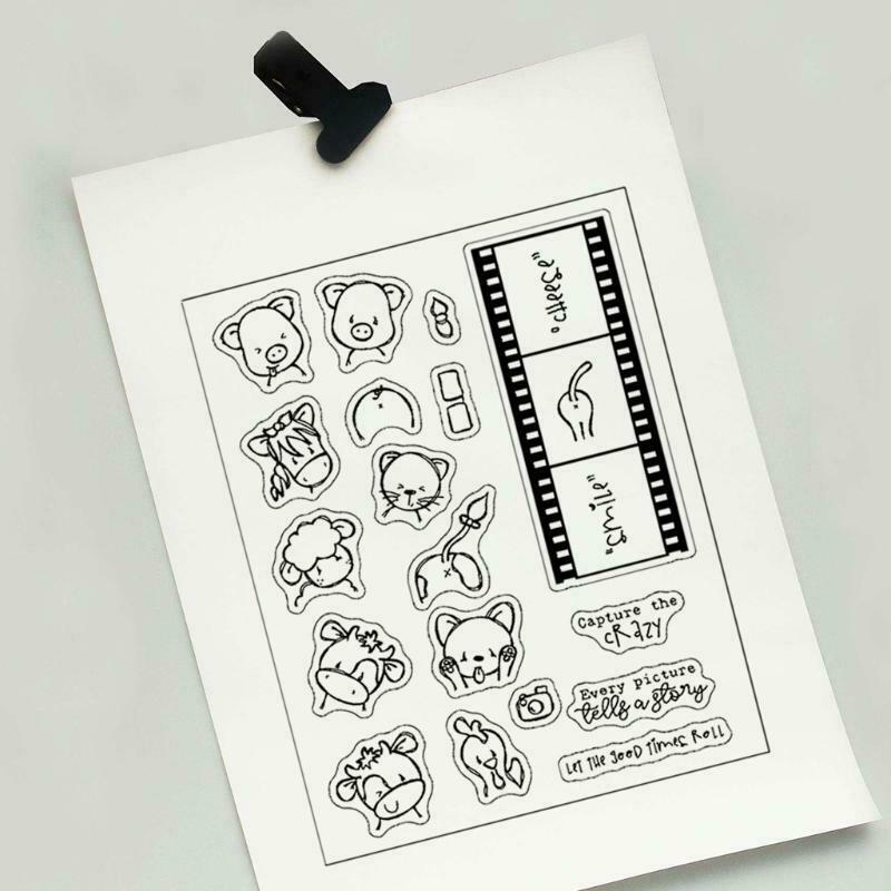 Animal Transparent Silicone Stamp Scrapbook DIY Printing Mould Stamp