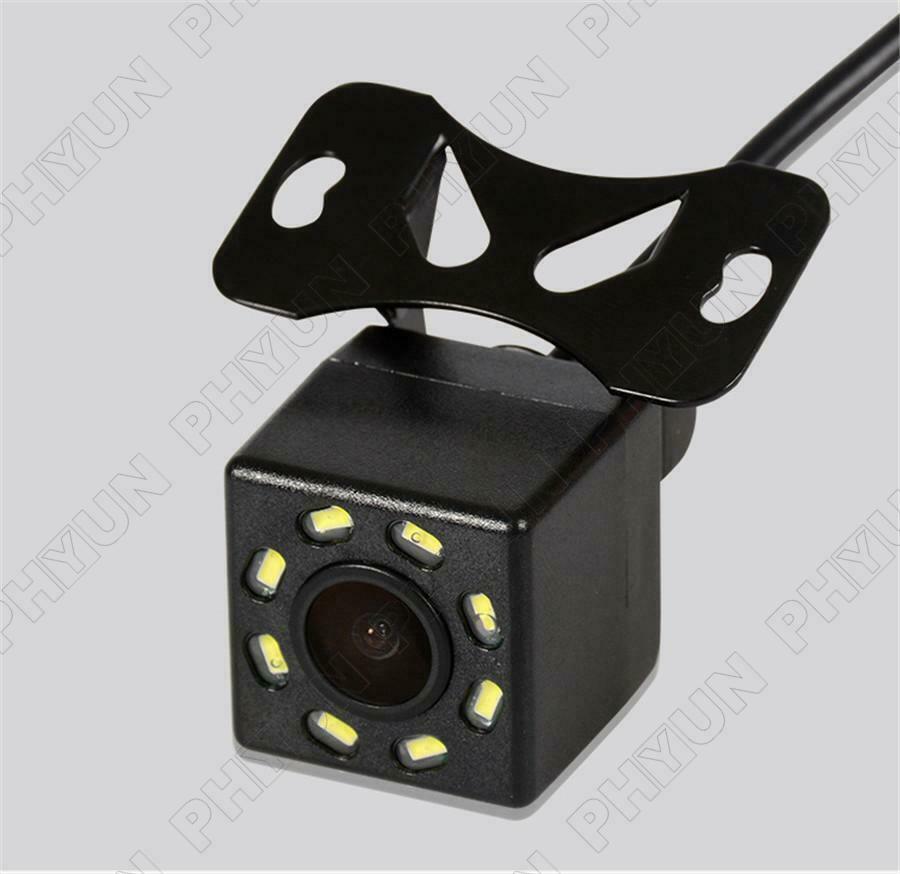 12V HD 8 LED Dynamic Trajectory Car Rearview Camera Reverse Parking Night Vision