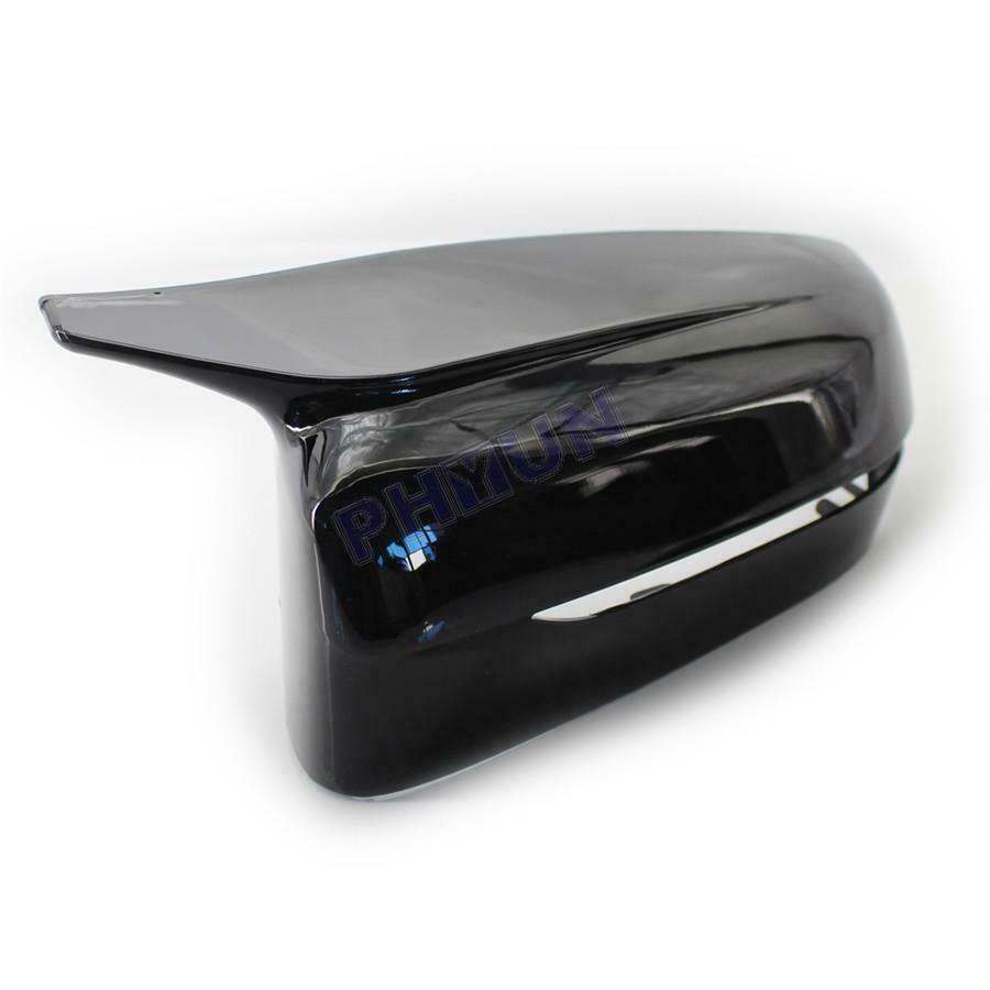 2x Black Car Side Mirror Cover Caps For BMW 3 5 7 Series G30 G20 G38 G28 G11 G12