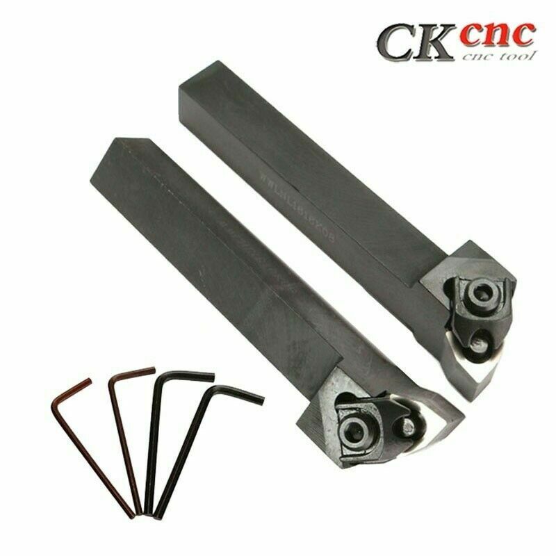 WWLNR1616K08 + WWLNL1616K08 External Boring Bar Tool Holder+WNMG080404-HM insert