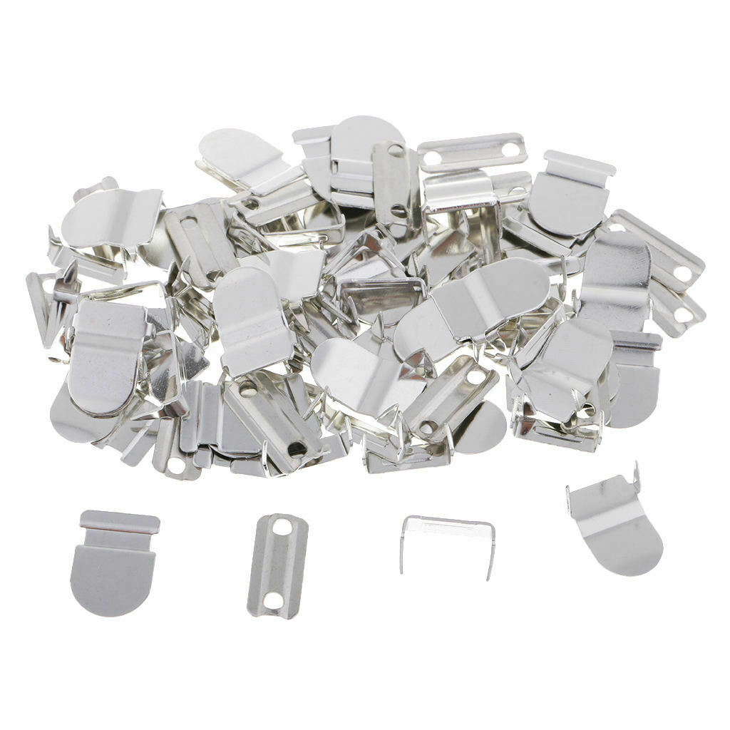 40 Sets No-Sew Hook & Eye Closure Fastener for Trousers Skirt Suits Decor