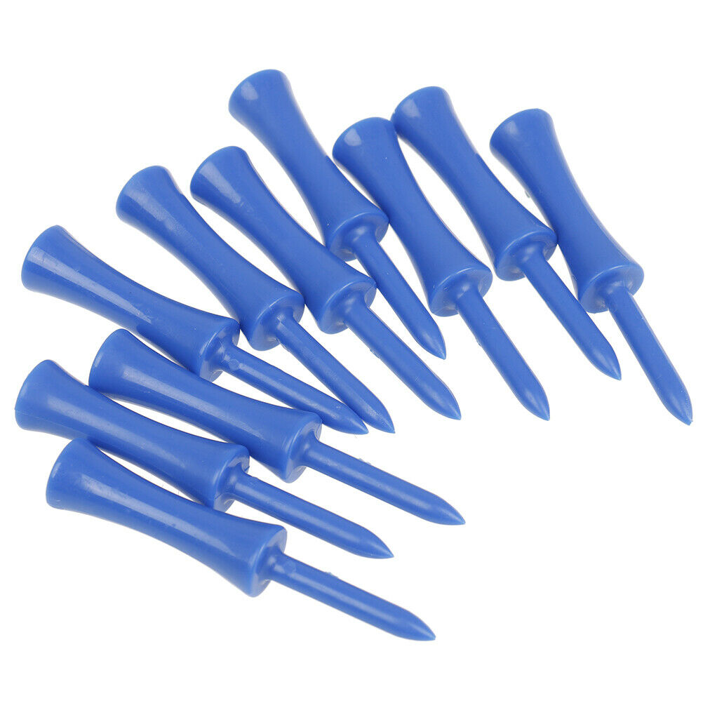 50Pcs/set Plastic Step Down Golf Tees Height Control Blue 2.68 inch~ii tHSJCA