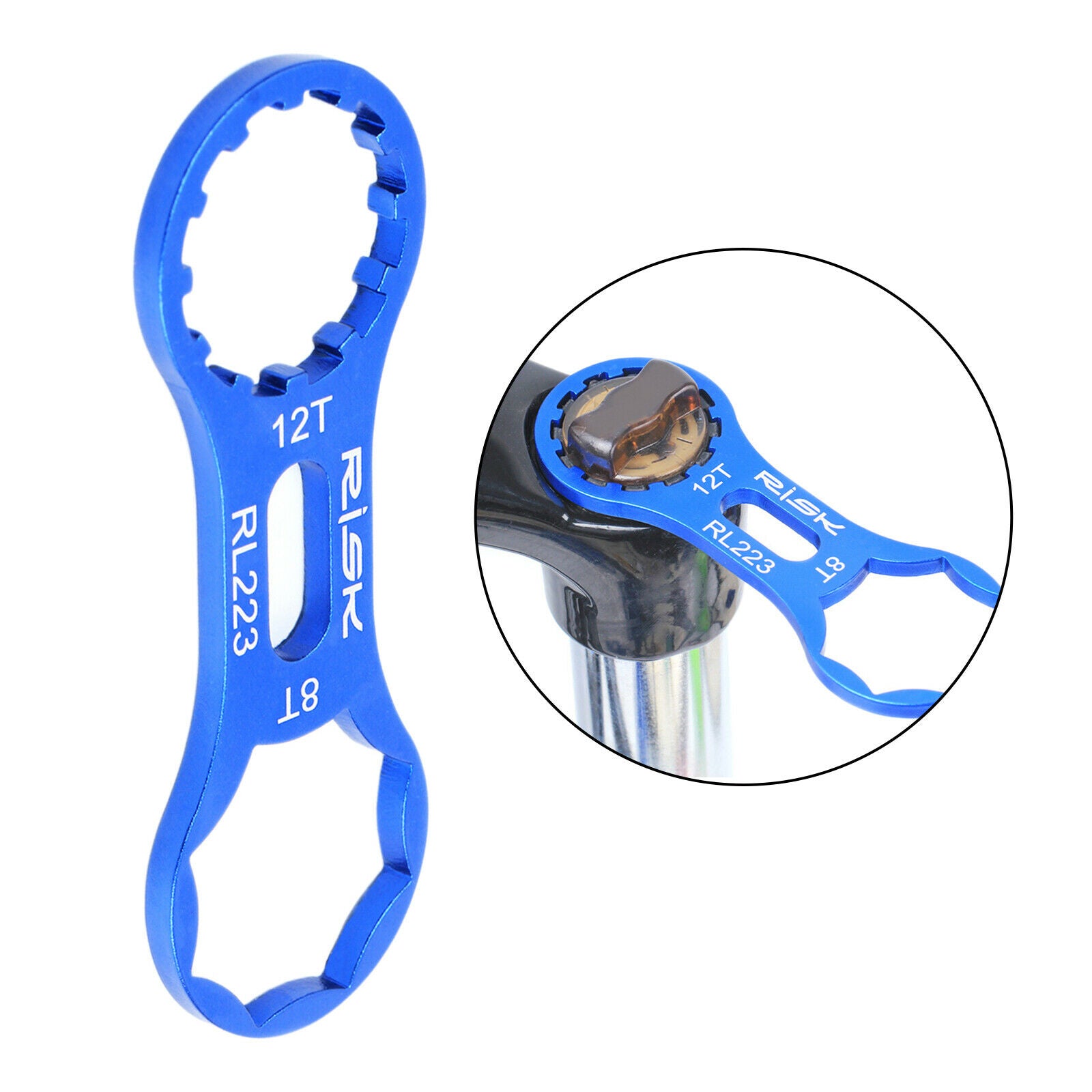 Front Fork Wrench Double Head Road Bike Fork Spanner Maintenance Repair