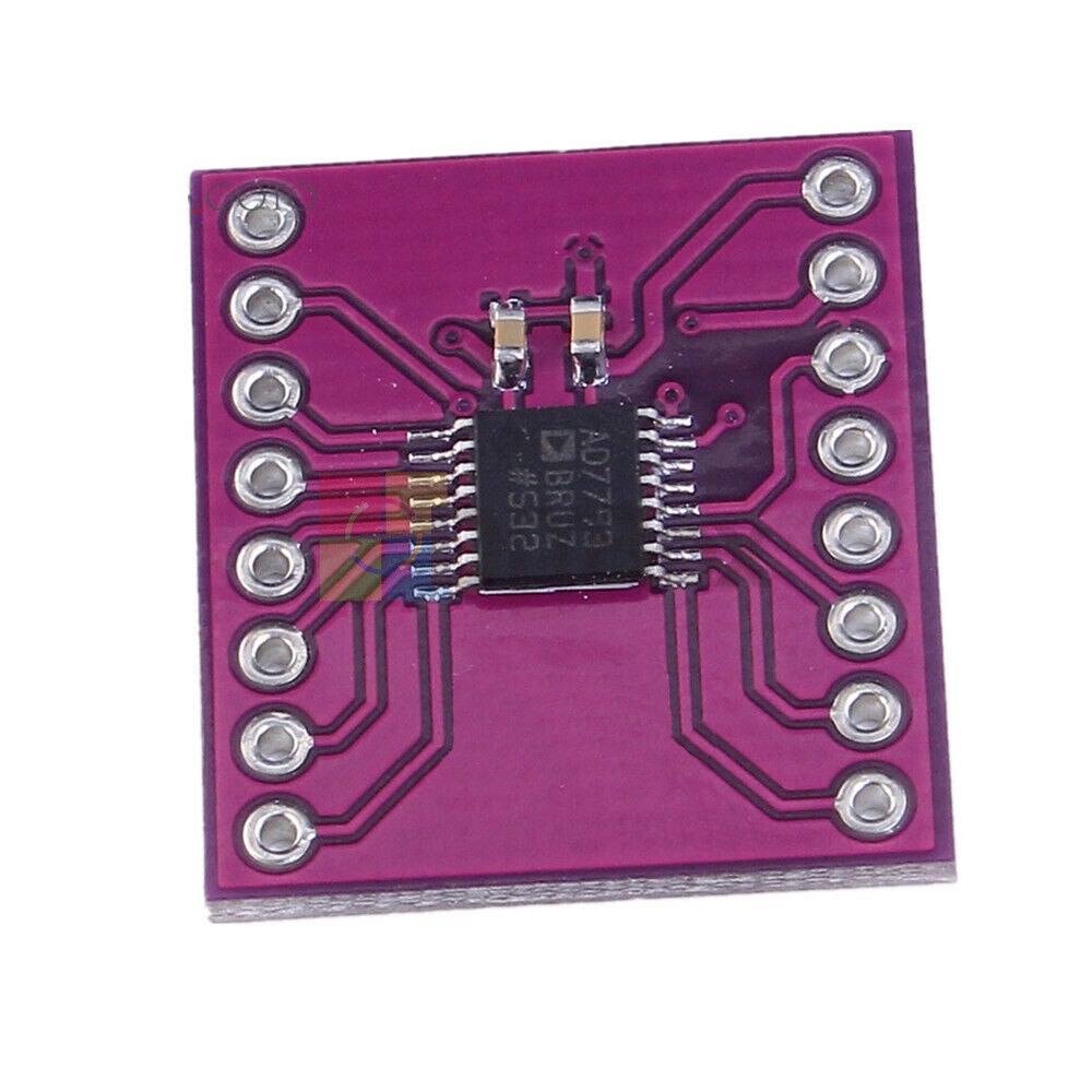 2.7-5.25V AD7793BRU 24-bit 3 Channel ADC AD7793 Low Noise Amplifier Module New