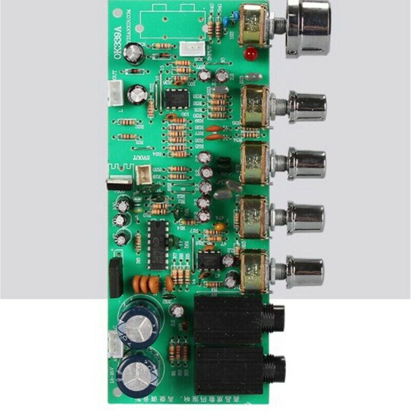 Digital Microphone Amplifier Tone Board PT2399 Karaoke Reverb Preamplifier BoaS6
