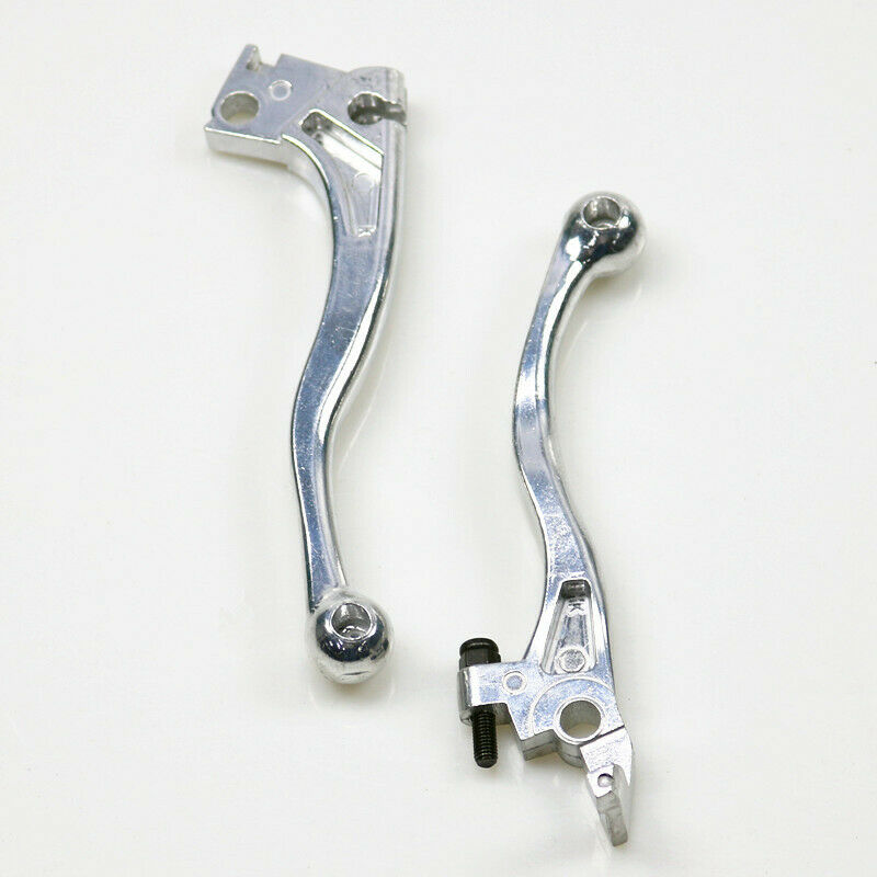 Chrome Brake Clutch Lever For Motorcycle Kawasaki KLX 250 250C KLX650 KDX 220