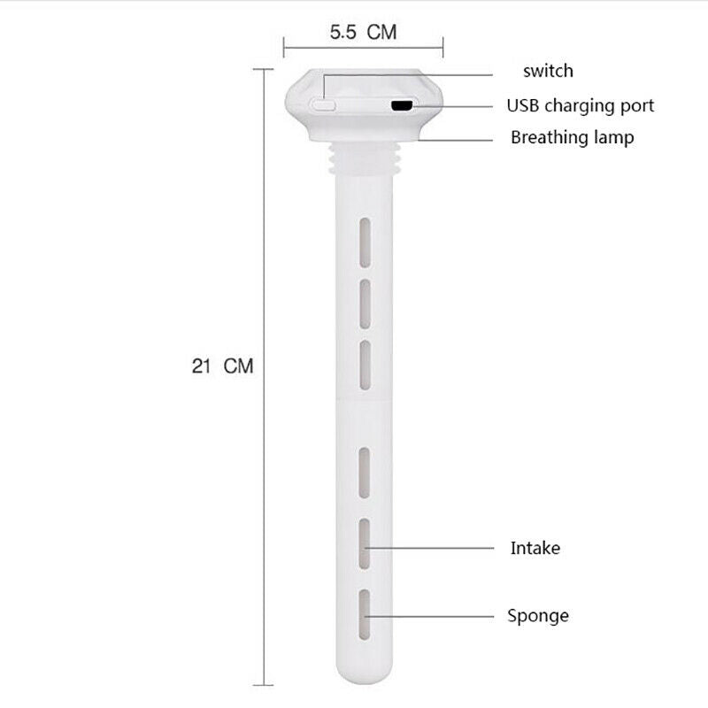 USB Portable Air Humidifier Bottle Aroma Diffuser Mist Maker For Home Offic TH