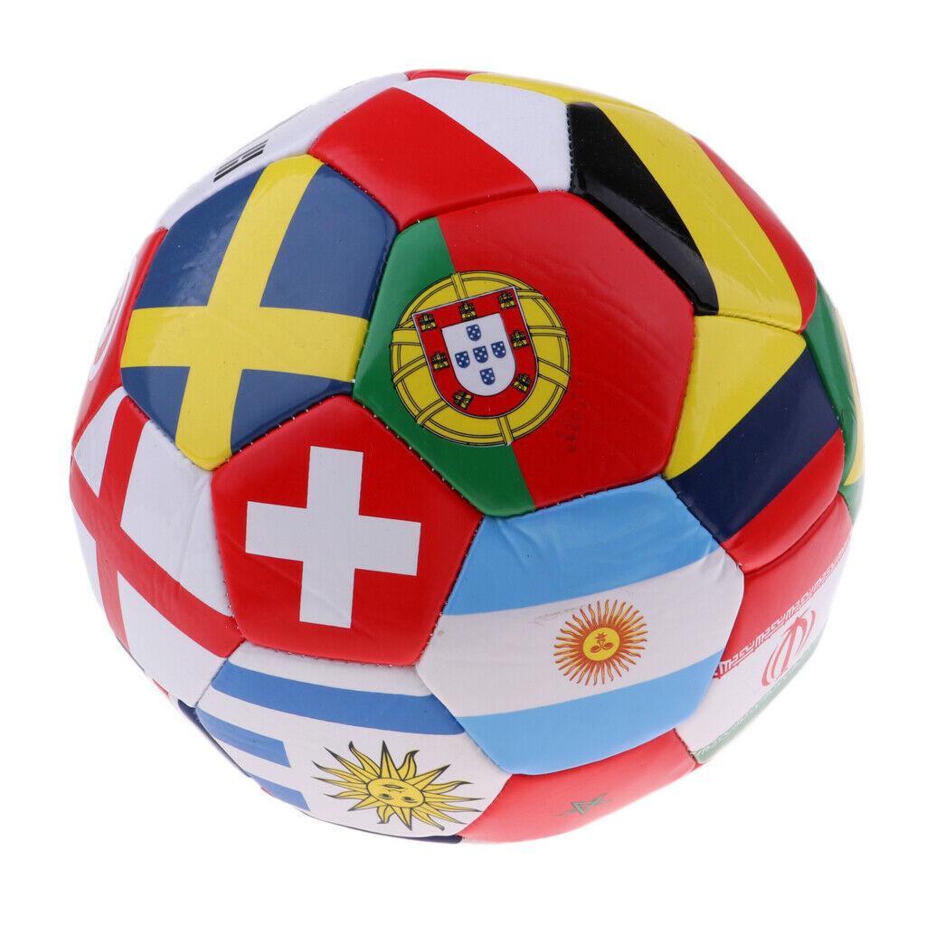 Size 5 Football Soccer Training/Match Ball For Adults & Kids- National Flag