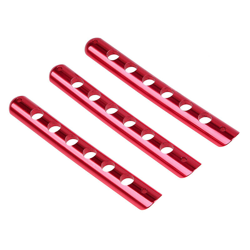 3Pcs Red Aluminum Door Grab Handle Cover Trim Fit Jeep Wrangler JK 2007-2018
