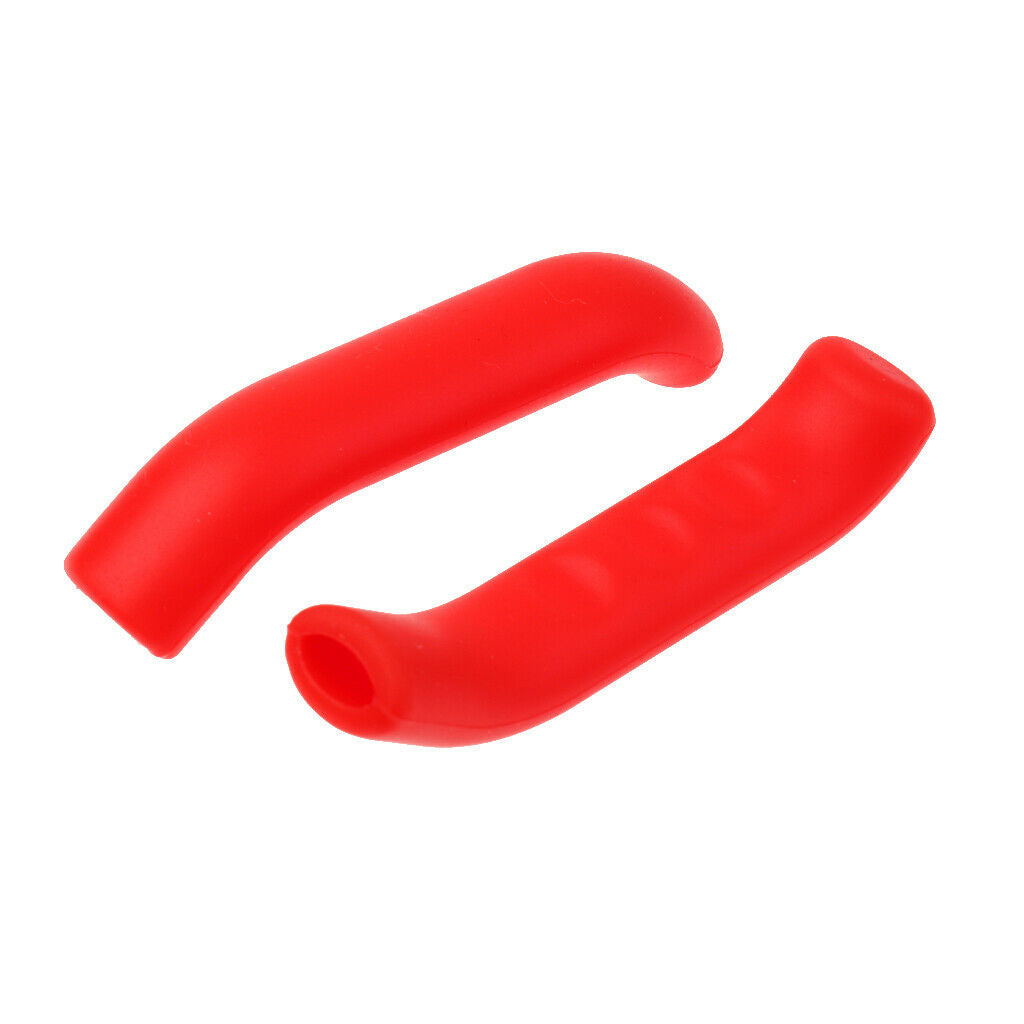 2 Pairs of  Brake Grip Covers Protective Cover Handle Guard Brake Lever - Black
