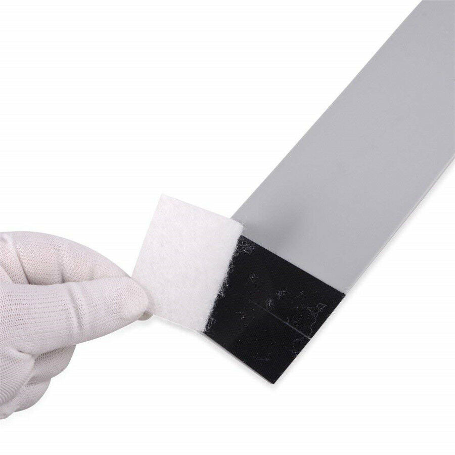 Long Handle Felt Squeegee w/ 2 Scouring Pad Window Tint Solar Film Laying Tool