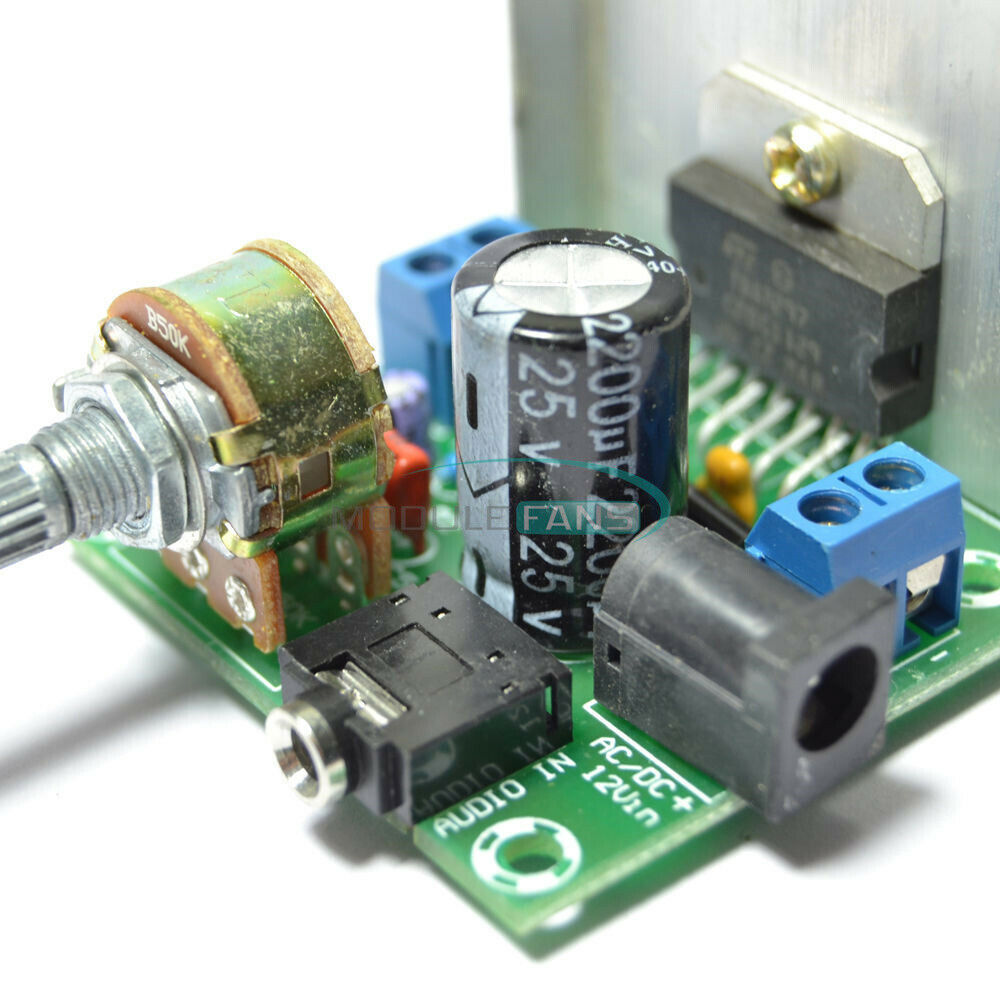 AC/DC 12V TDA7297 Version A 15W+15W Dual-Channel Amplifier Board Module