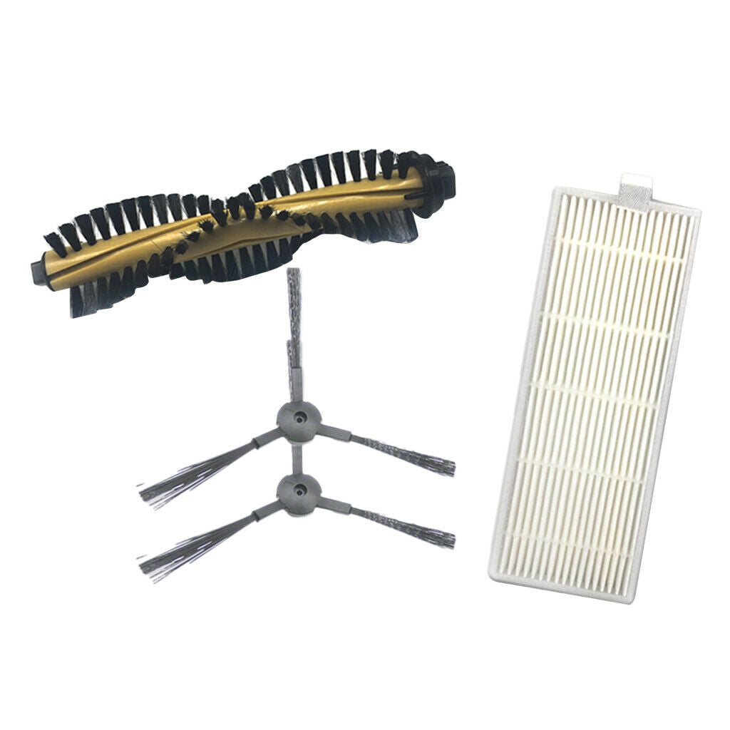 Replacement Side Brush Filter Main Brush Set for ILIFE A4