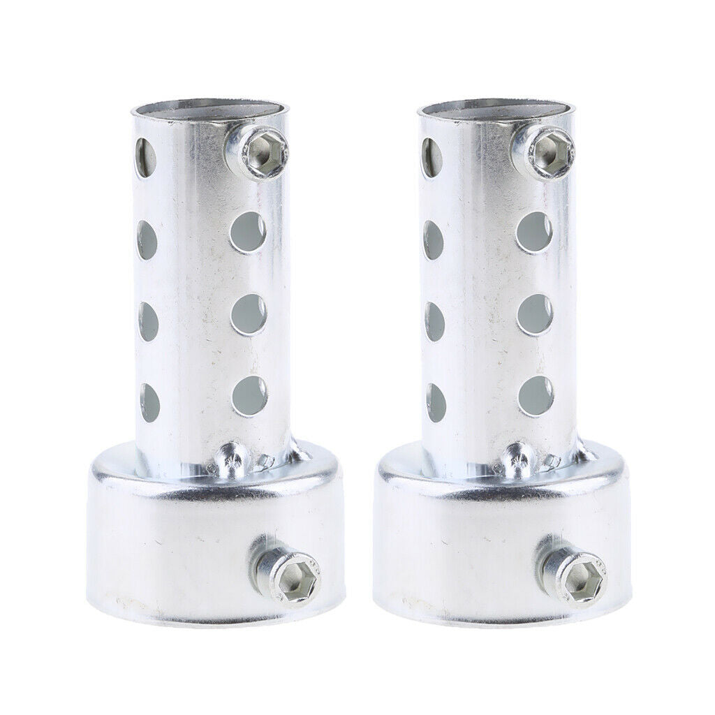 2pcs Universal Exhaust Baffle fit 80mm/3inch Drag Pipes Silencer (Baffle O.D.