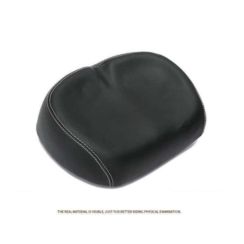 1PC Bicycle Breathable Comfort Elastic E-Bike MTB Saddle Wide Seat Cushion Black